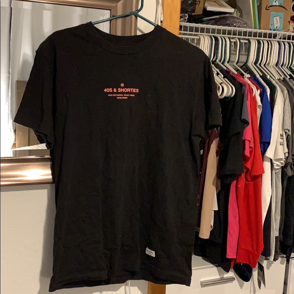 Black 40S & Shorties t-shirt